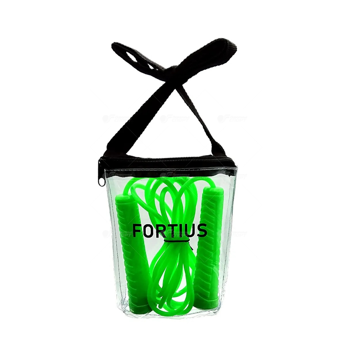 Скакалка 3м. Fortius Neon (в сумке)
