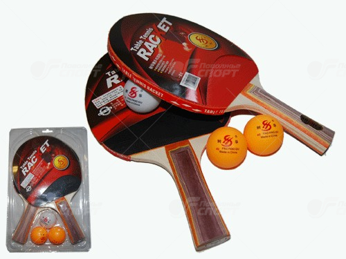 Набор н/теннис Sprinter (2 ракетки,3 шарика) арт.1202