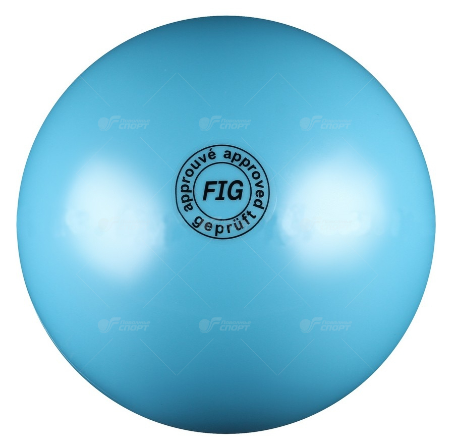 Мяч для х/гимнастики лакир. 19 см, 420г арт.АВ2801