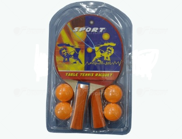 Набор н/теннис Sprinter (2 ракетки,4 шарика, блистер) арт.1070